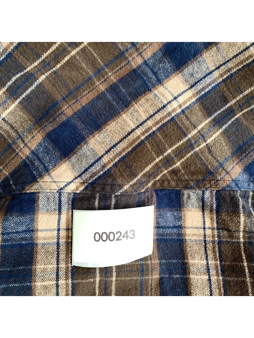 Five Brother Large Heavy Weight Long Sleeve Plaid Flannel Snap Shirt Jacket
